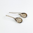 Load image into Gallery viewer, Smoky Quartz Teardrop Earrings - Sage And Aura