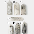 Load image into Gallery viewer, Tourmalinated Quartz Polished Point - Sage And Aura