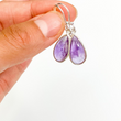 Load image into Gallery viewer, Amethyst Teardrop Earrings - Sage And Aura
