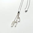 Load image into Gallery viewer, Triple Clear Quartz Necklace - Sage and Aura