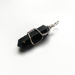 Load image into Gallery viewer, Black Tourmaline Point Pendant - Sage and Aura