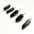 Load image into Gallery viewer, Black Tourmaline Point Pendant - Sage and Aura