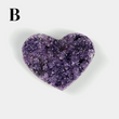 Load image into Gallery viewer, Amethyst Druzy Heart - Sage And Aura
