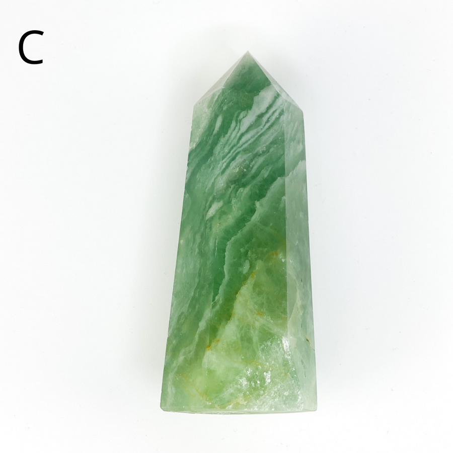 Sage and Aura - GREEN FLUORITE TOWER (C)