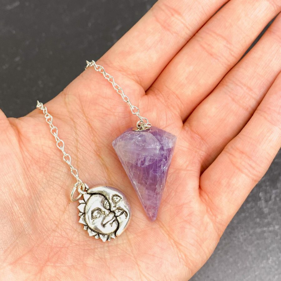 Amethyst Pendulum - Sage And Aura