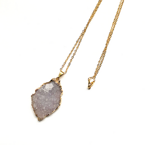Amethyst Cluster Necklace - Sage and Aura