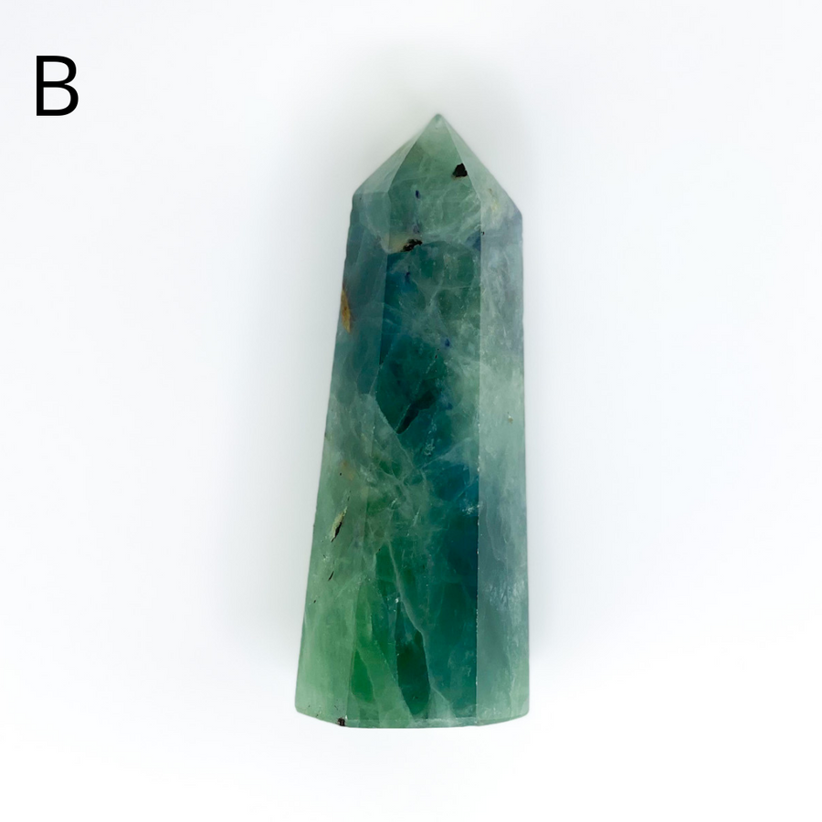 Sage and Aura - GREEN FLUORITE TOWER (B)