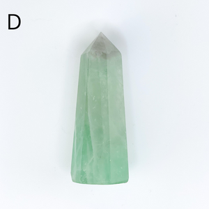 Sage and Aura - GREEN FLUORITE TOWER (D)