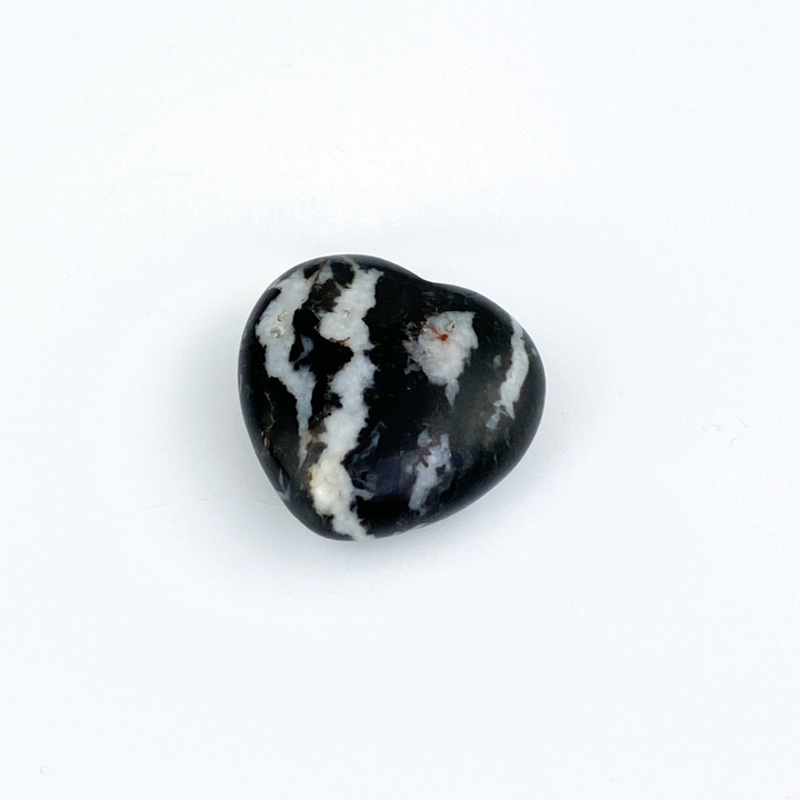 Zebra Jasper Mini Heart - Sage and Aura