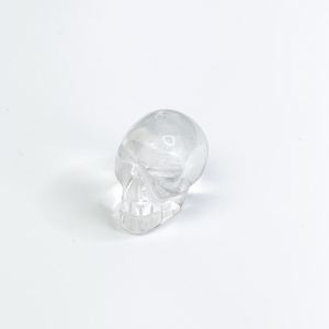 Clear Quartz Mini Skull - Sage And Aura