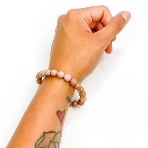 Rhodonite Bracelet (8mm) - Sage And Aura