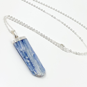 Blue Kyanite Pendant - Sage And Aura