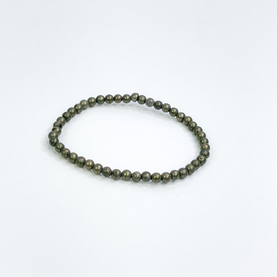 Pyrite Bracelet (4mm) - Sage And Aura