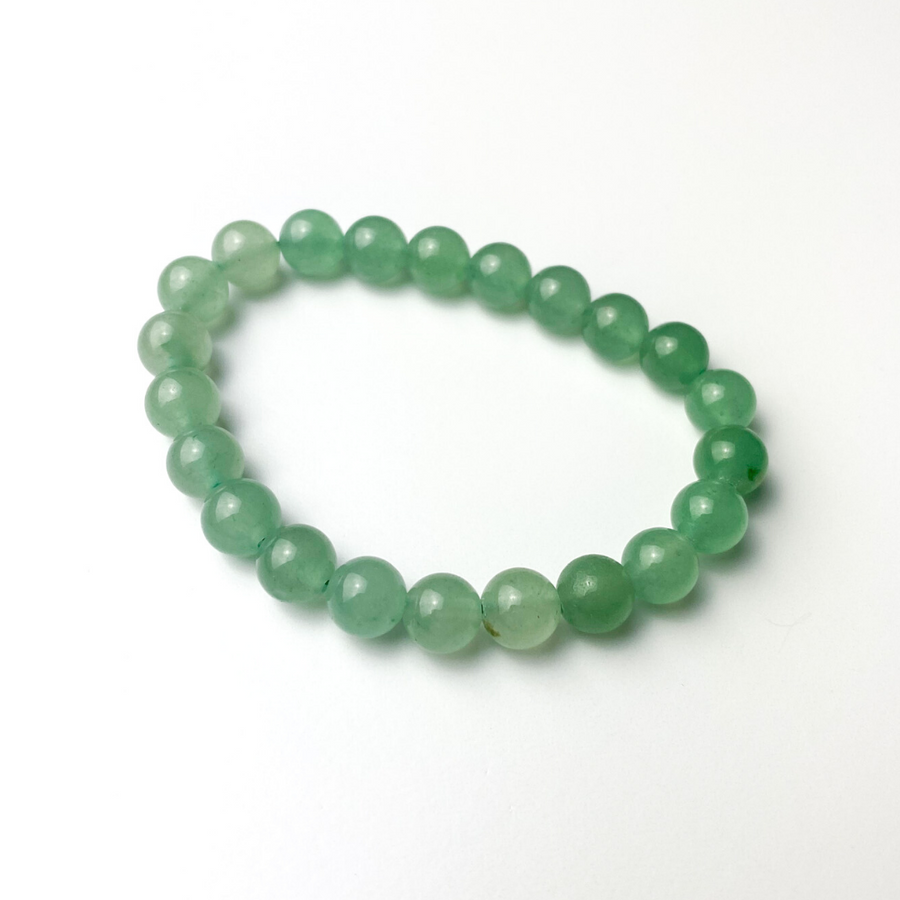 Selenite Green Jade Aventurine Bracelet | CrystalHealing4Women