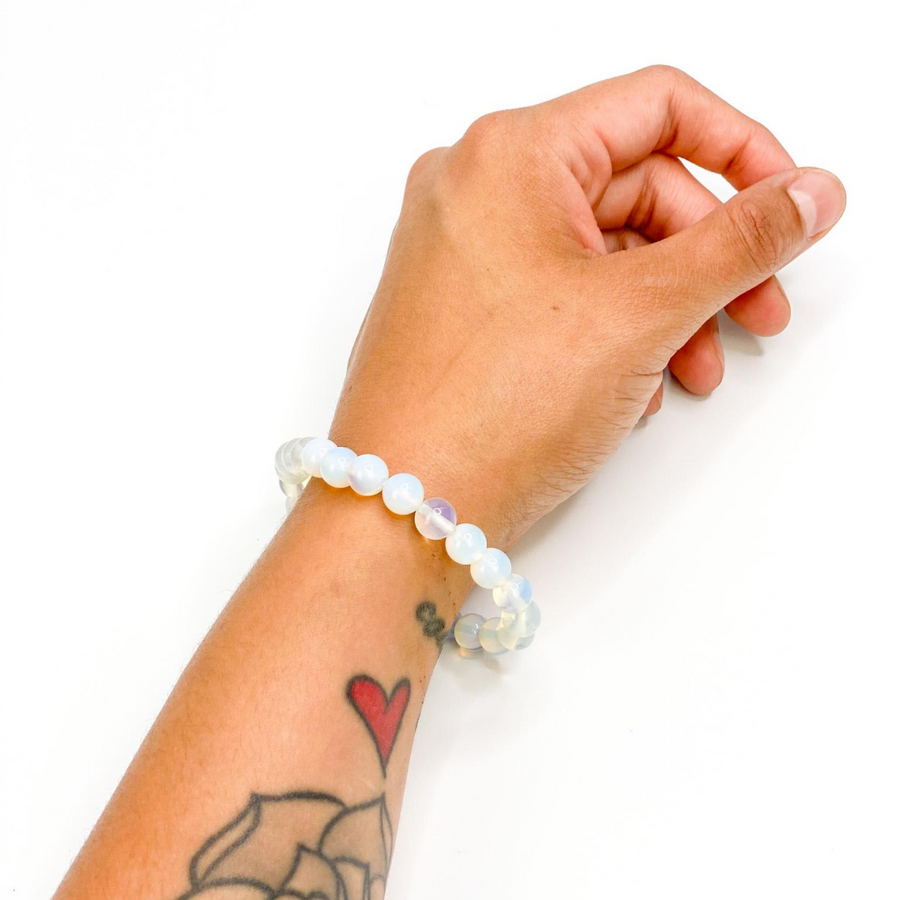 Opalite Bracelet (8mm) - Sage And Aura