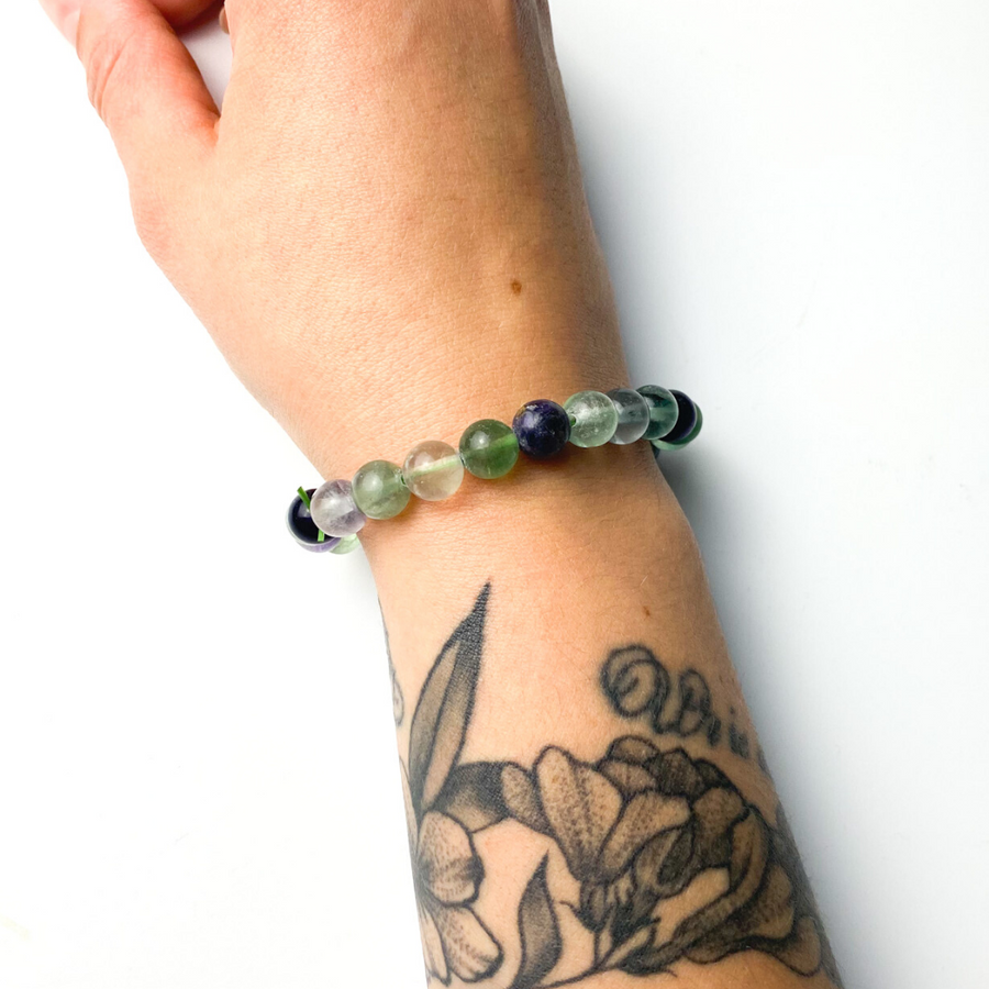 Sage and Aura - Fluorite Bracelet (8mm)