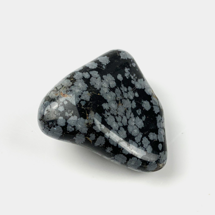 Snowflake Obsidian Tumbled - Sage And Aura