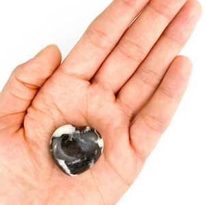 Zebra Jasper Mini Heart - Sage and Aura