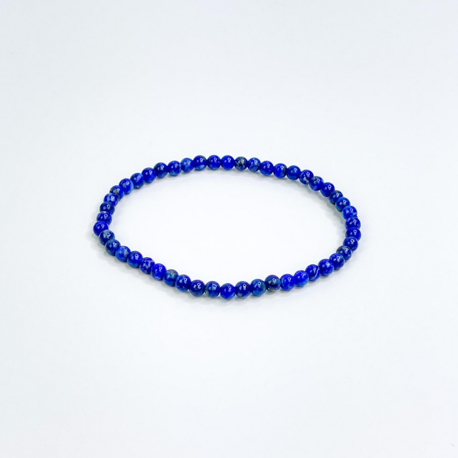 Lapis Bracelet (4mm) - Sage And Aura