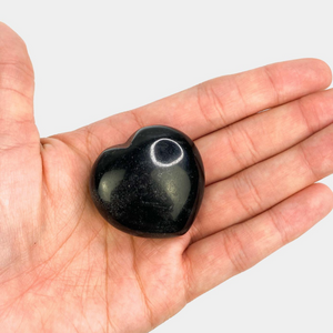 Black Obsidian Heart - Sage And Aura