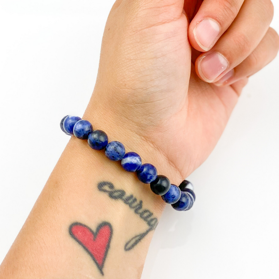 Sodalite Bracelet (8mm) - Sage And Aura