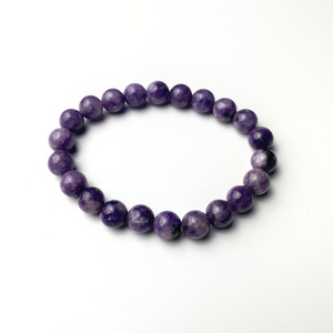 Sage and Aura -  Lepidolite Bracelet (8mm)