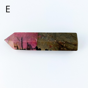 Rhodonite Polished Point - Sage and Aura
