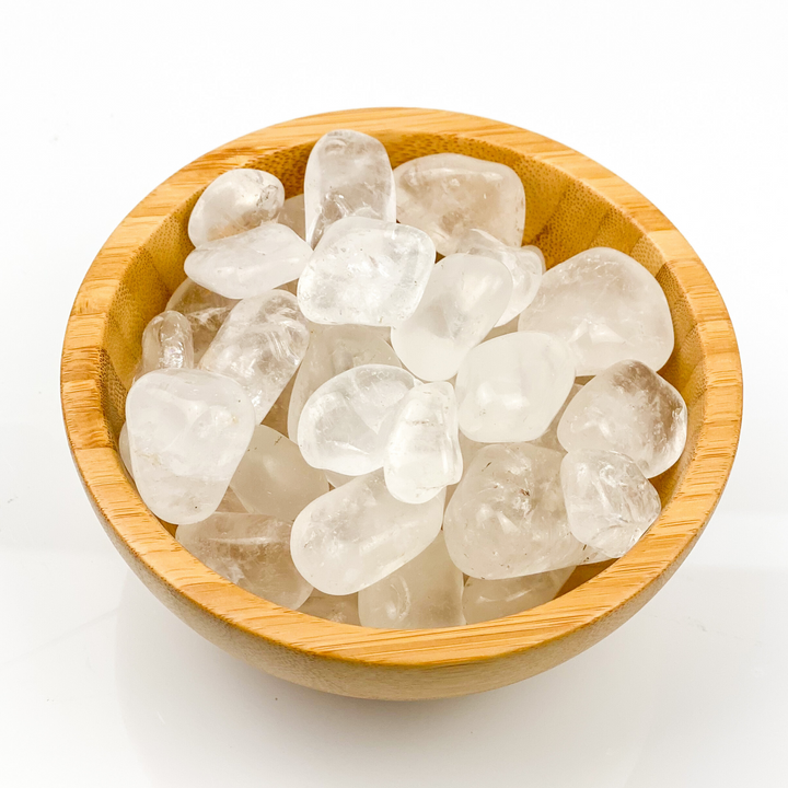 Clear Quartz Tumbled - Sage And Aura