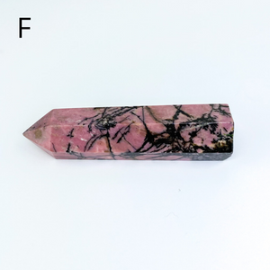 Rhodonite Polished Point - Sage and Aura