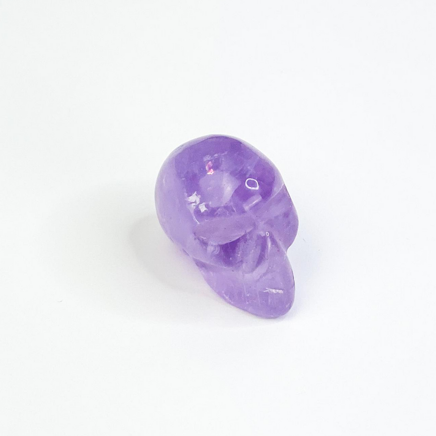 Amethyst Mini Skull - Sage And Aura
