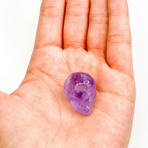 Amethyst Mini Skull - Sage And Aura