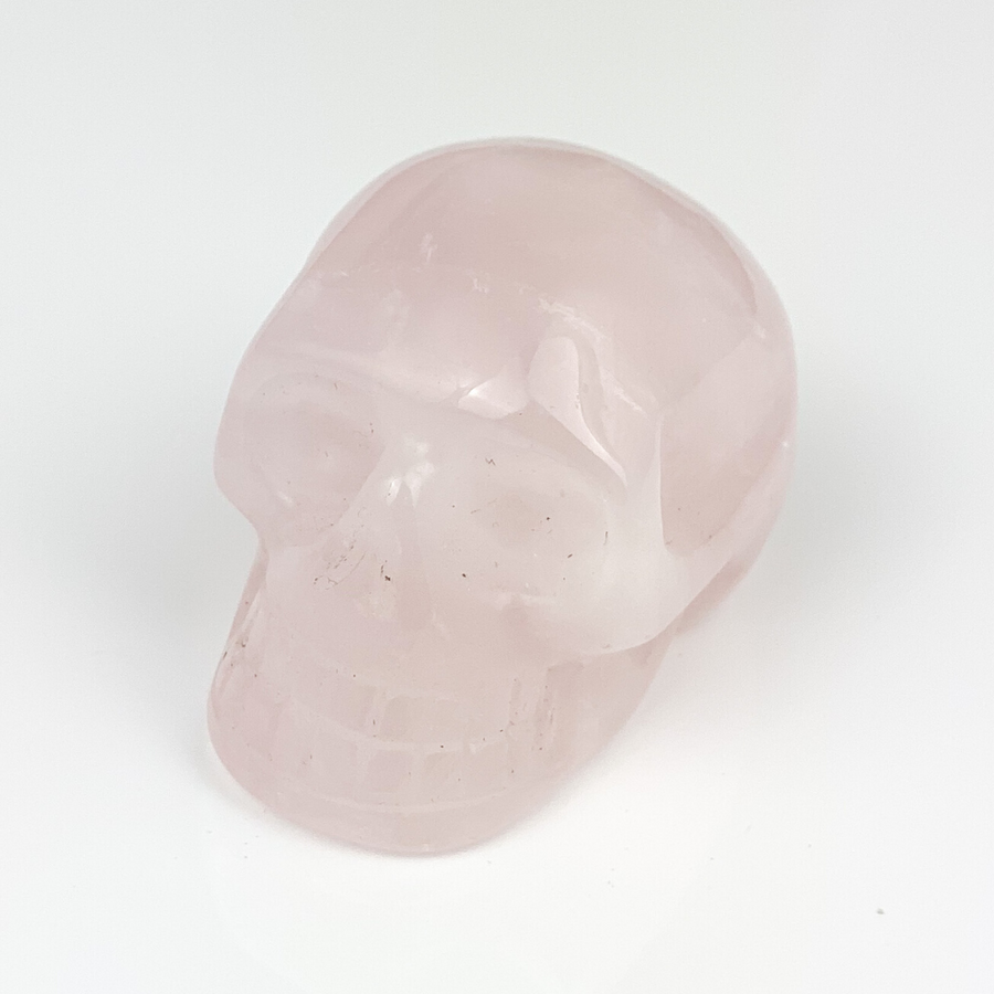 Rose Quartz Skull - Sage And Aura