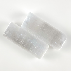 Satin Spar (Selenite) Harmonizers - Sage And Aura