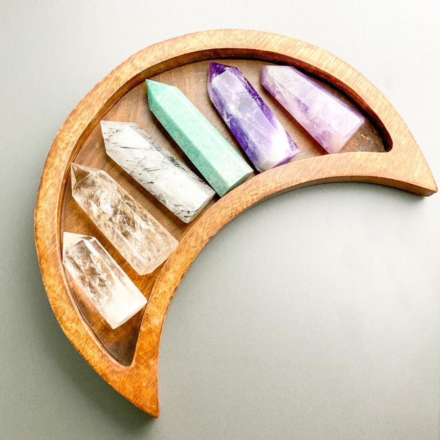 Chevron Amethyst Polished Point - Sage And Aura